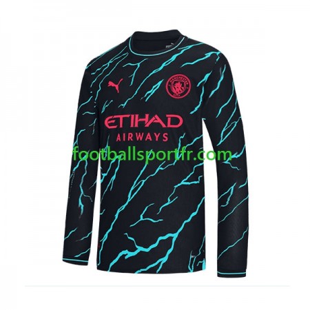 Tenue Manchester City Troisieme 2023-2024 Maillot de Foot ML